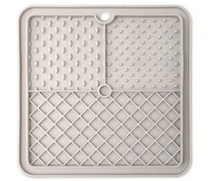 Epic Pet Lick&Snack Lízacia podložka štvorec svetlo šedá 20x20cm