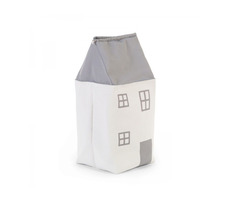 Childhome Box na hračky Dom Grey Off White