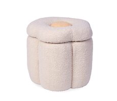 Childhome Box na hračky 2v1 Kvetina Off White