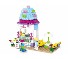 Sluban Girls Dream Town M38-B0525 Zmrzlinový obchodík