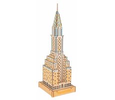 Woodcraft Drevené 3D puzzle Chrysler Building - 76 dielikov - od 8 rokov