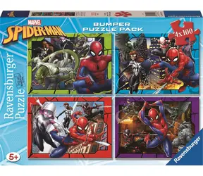 Ravensburger MARVEL: Spider-Man - 4x100 dielikov