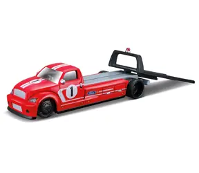 Maisto Flatbed - 2018 Ford GT Heritage Edition červená