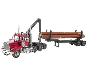 Metal Earth 3D Puzzle Western Star 4900 Log Truck s návesom