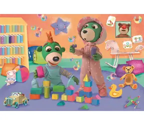 Trefl - Puzzle - Dobrú noc, Treflíci: Veselý svet detí MAXI