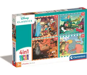 Clementoni PUZZLE Disney klasika 4v1