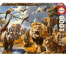 Educa Puzzle Divoké zvieratá