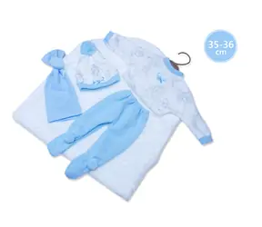 Llorens M635-71 oblečok pre bábiku bábätko NEW BORN veľkosti 35-36 cm