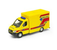 Welly Mercedes-Benz Sprinter AMBULANCIA 1:34 žltá