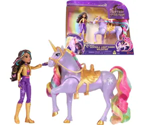 Spin Master Unicorn Academy svetelný jednorožec a figúrka 11 cm Sophia & Wildstar