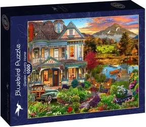BlueBird Puzzle Dedinský dom so záhradou