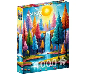 ENJOY Puzzle Lesná kaskáda