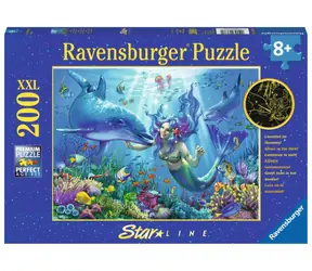 Ravensburger Svietiace puzzle Podvodný raj XXL