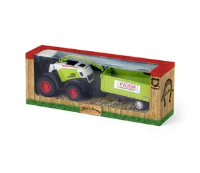Rappa Traktor/kombajn kovový s vlečkou