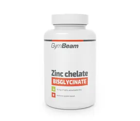 Zinok chelát (bisglycinát) - GymBeam (180 kaps.)