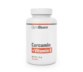 Kurkumín + Vitamín E - GymBeam (90 kaps.)