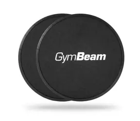 Šmykové podložky Core Sliders - GymBeam (čierna)