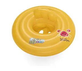 Bestway Nafukovací baby sedací kruh s opierkou - priemer 69cm