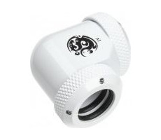 BitsPower Multi-Link uhlový adaptér 90° 12 mm HardTube > 12mm HardTube biela