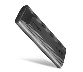 Axagon EEM2-GTS2, 10Gbps USB-C - M.2 NVMe & SATA SSD kovový THIN box, bezskrutkový