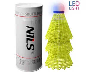 NILS NBL6293 Badmintonové loptičky s LED 3 ks