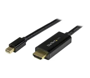 StarTech pasívny adaptér Mini DisplayPort M na HDMI M čierna 5m/4k a 2K/audio 7.1