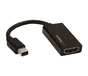 StarTech aktívny adaptér Mini DisplayPort M na HDMI F čierna