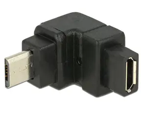 DeLock adaptér USB 2.0 Micro-B samec > USB 2.0 Micro-B samica