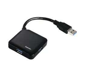 HAMA 12190-H USB 3.0 húb čierna