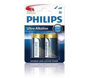 Philips batéria C ExtremeLife+, alkalická - 2ks