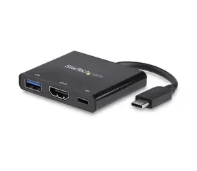 StarTech Multiport video adaptér USB-C na HDMI & PowerDelivery 60W čierna