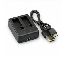 Lamax Duálna nabíjačka pre batéria Lamax X čierna