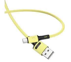 USAMS SJ435 U52 Dátový a Nabíjací Kábel MicroUSB 1m žltá