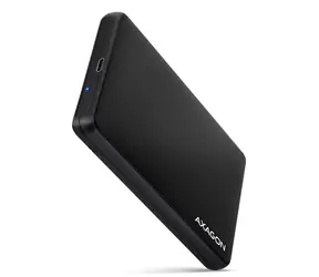 Axagon EE25-SLC, USB-C 3.2 Gen 1 - SATA 6G 2.5" SLIDE box, bezskrutkový, čierny