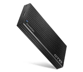 Axagon EEM2-GTR, 10Gbps USB-C - M.2 NVMe SSD kovový THIN RIB box
