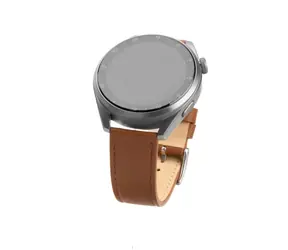 FIXED Leather Strap Kožený remienok so šírkou 20mm pre smartwatch hnedá