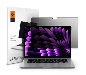 Spigen SafeView Privacy Filter ochranná fólia pre MacBook Air 15" M2 (2023)/M4 (2025)