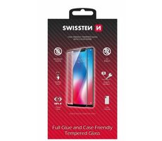 Swissten FULL GLUE COLOR FRAME CASE FRIENDLY sklo pre XIAOMI REDMI 13C čierna