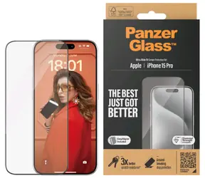 PanzerGlass UWF Ochranné sklo pre Apple iPhone 15 Pro