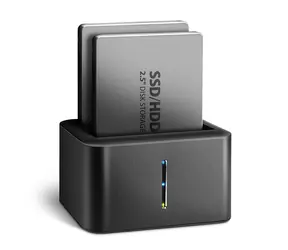 Axagon ADSA-D25, USB 5Gbps - 2x SATA 6G 2.5" SSD/HDD CLONE MINI dokovacia stanica