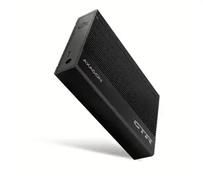 Axagon EE35-GTR, USB-C 5Gbps - SATA 6G 3.5" RIBBED box, čierny