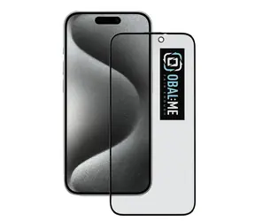 Obal:Me Privacy 5D Tvrdené Sklo pre Apple iPhone 15 Pro Pre čierna