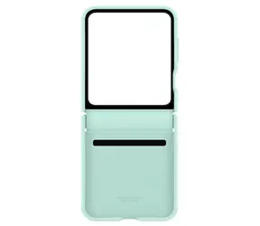 Samsung Ochranný kryt z vegánskej kože pre Samsung Galaxy Z Flip 6 zelená