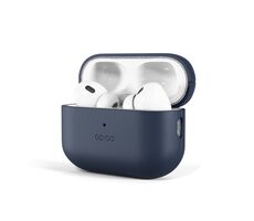 Epico Leather case Ochranné kožené púzdro pre Apple Airpods Pro 2 modrá
