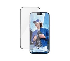 PanzerGlass Tvrdené sklo UWF s aplikátorom pre Apple iPhone 16/15 čierna
