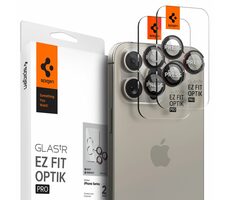 Spigen Glass TR EZ Fit Optik Pro 2 Pack Ls ochranné sklo na fotoaparát pre Apple iPhone 16/15/14 pre & 16/15/14 Pre Max