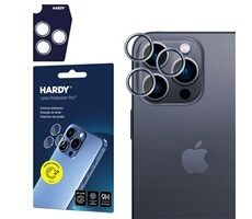 3mk Hardy Lens Protection Pre sklá na fotoaparát pre Apple iPhone 16 Pro/16 Pro Max Titanium Silver
