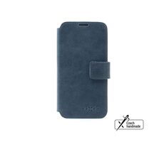 FIXED Kožené puzdro typu kniha ProFit pre Apple iPhone 16e modré