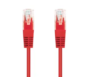 C-tech patchcord Cat5e UTP 1 m červená
