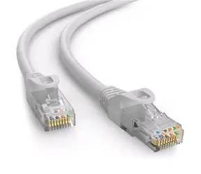 C-tech patchcord Cat6 UTP 1.5 m sivá